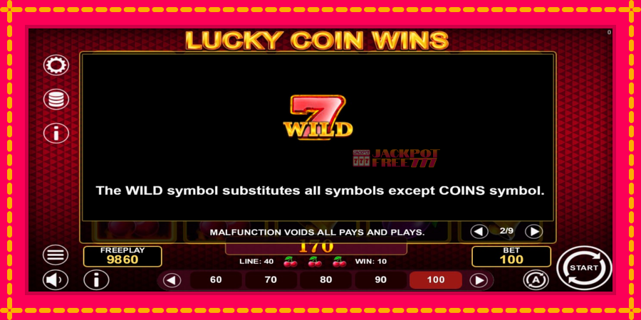 Lucky Coin Wins автомат со уникатна механика, слика 5