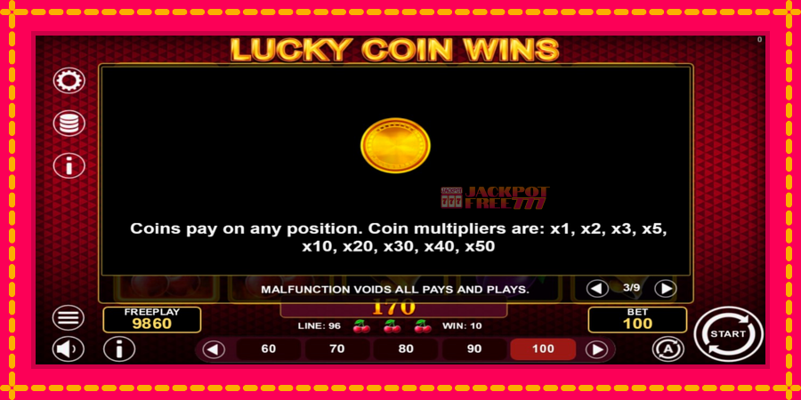 Lucky Coin Wins автомат со уникатна механика, слика 6