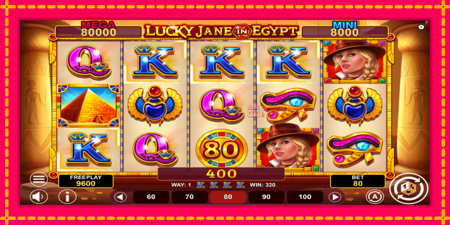 Lucky Jane in Egypt Hold & Win автомат со уникатна механика, слика 3