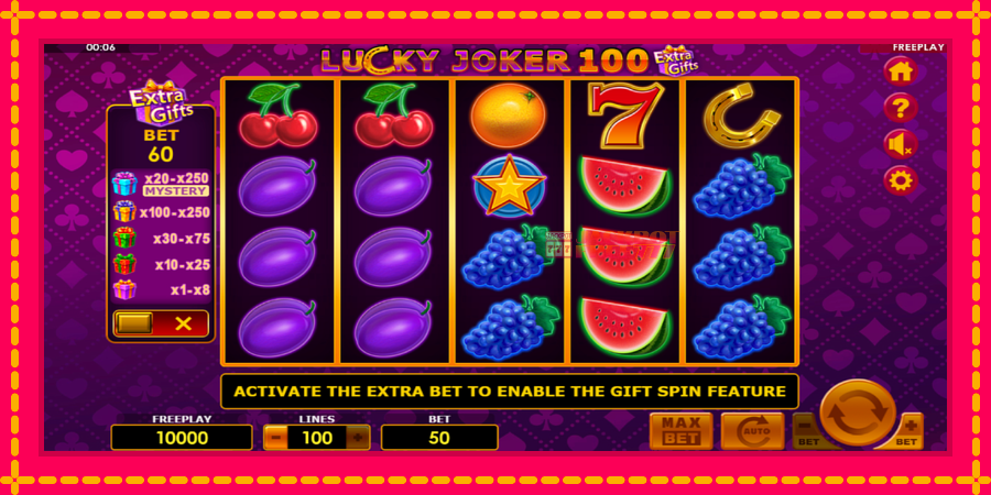 Lucky Joker 100 Extra Gifts автомат со уникатна механика, слика 2