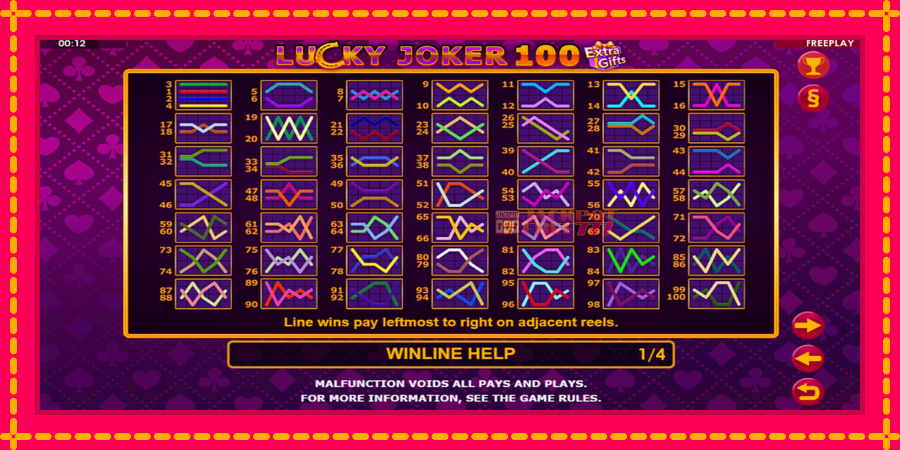 Lucky Joker 100 Extra Gifts автомат со уникатна механика, слика 6