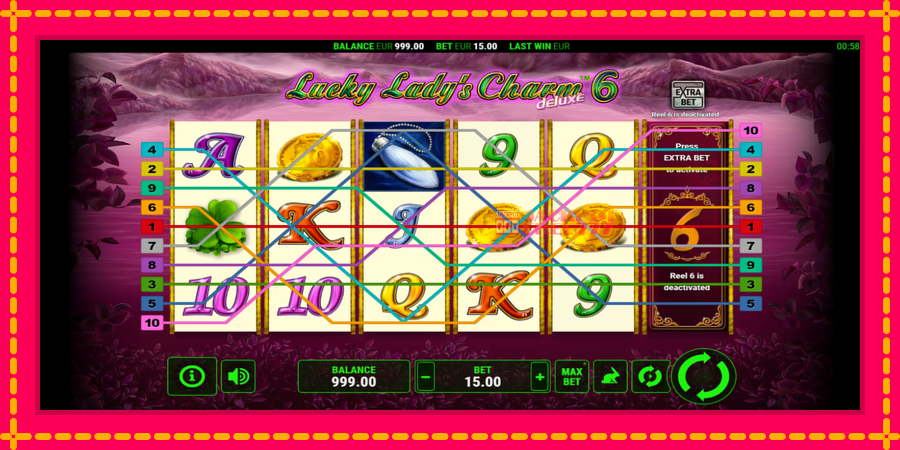 Lucky Ladys Charm Deluxe 6 автомат со уникатна механика, слика 1