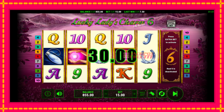 Lucky Ladys Charm Deluxe 6 автомат со уникатна механика, слика 3