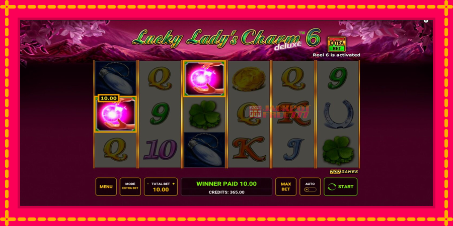 Lucky Ladys Charm Deluxe 6 автомат со уникатна механика, слика 4