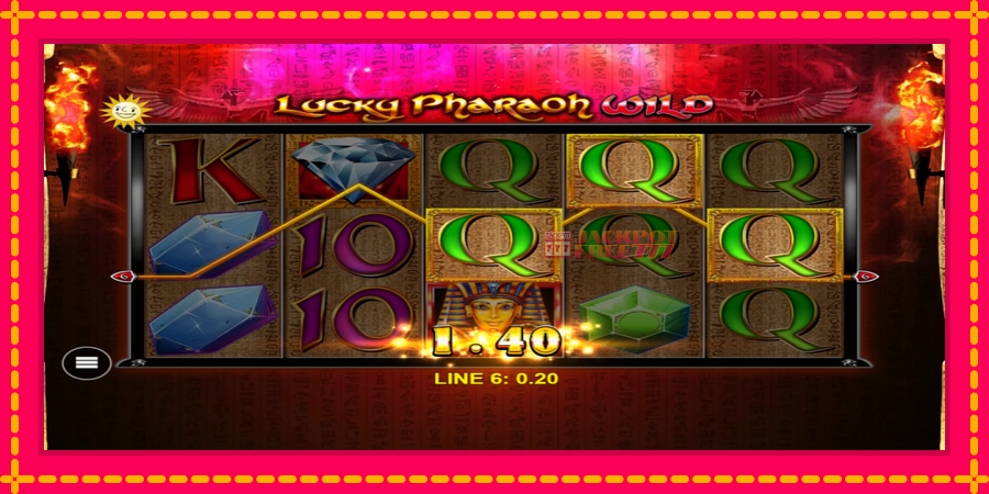 Lucky Pharaoh Wild автомат со уникатна механика, слика 3