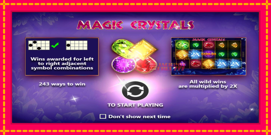 Magic Crystals автомат со уникатна механика, слика 1