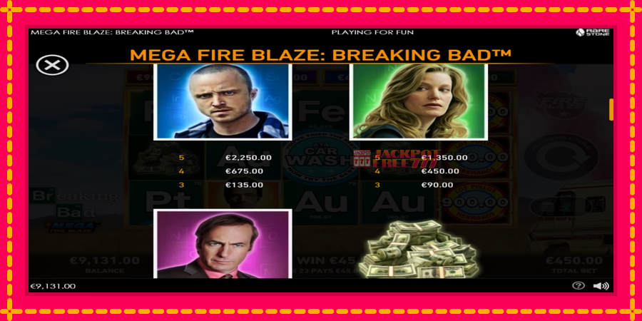 Mega Fire Blaze: Breaking Bad автомат со уникатна механика, слика 6