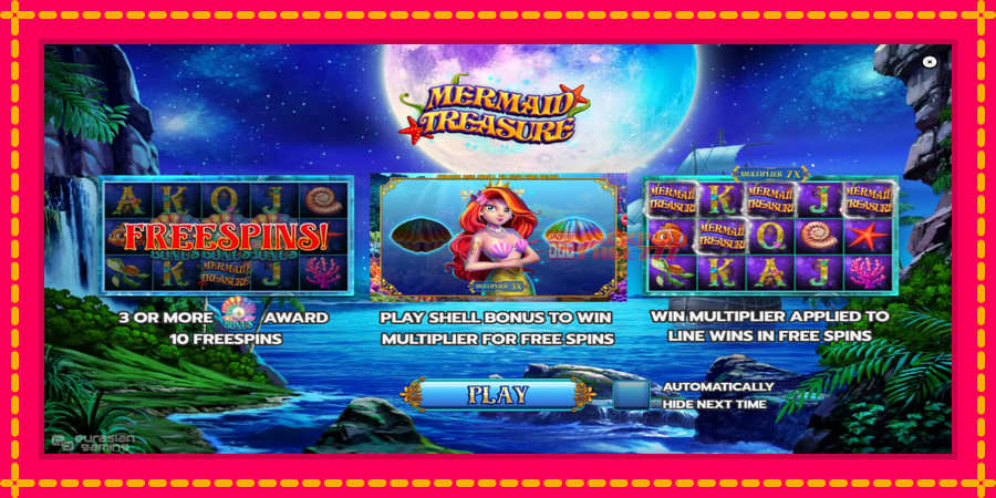 Mermaid Treasure автомат со уникатна механика, слика 1