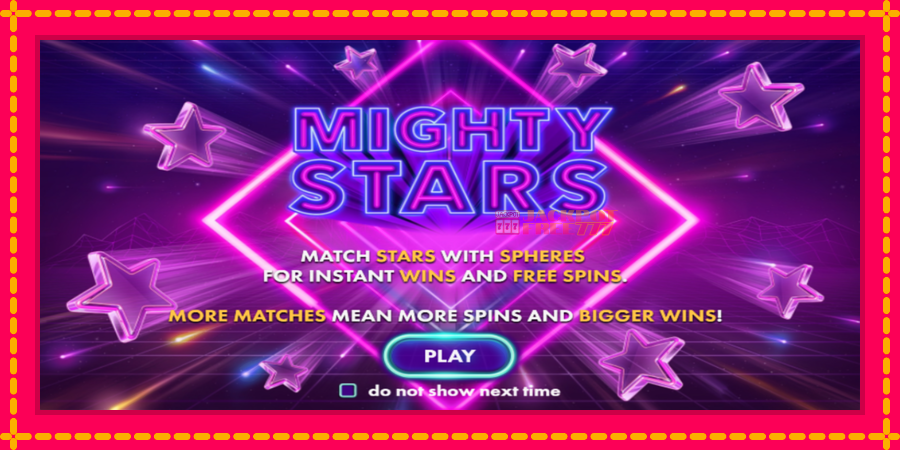 Mighty Stars автомат со уникатна механика, слика 1