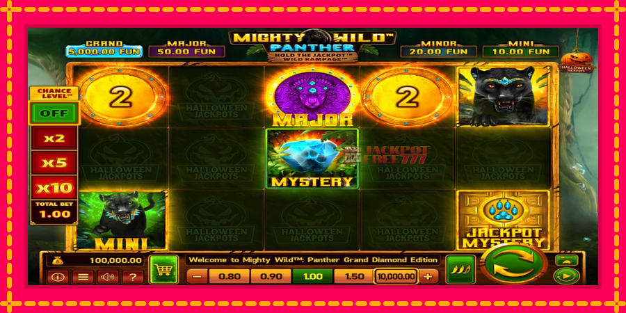 Mighty Wild: Panther Grand Diamond Edition Halloween Jackpots автомат со уникатна механика, слика 1