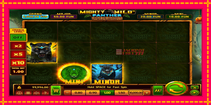 Mighty Wild: Panther Grand Diamond Edition Halloween Jackpots автомат со уникатна механика, слика 2