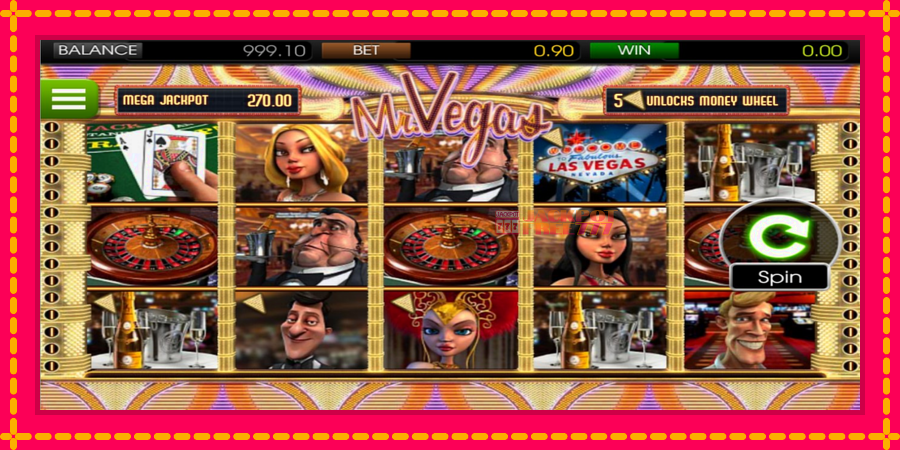 Mr. Vegas автомат со уникатна механика, слика 1