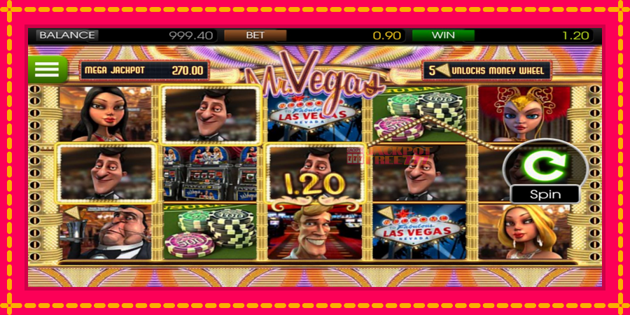 Mr. Vegas автомат со уникатна механика, слика 2