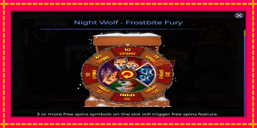 Night Wolf - Frostbite Fury автомат со уникатна механика, слика 4