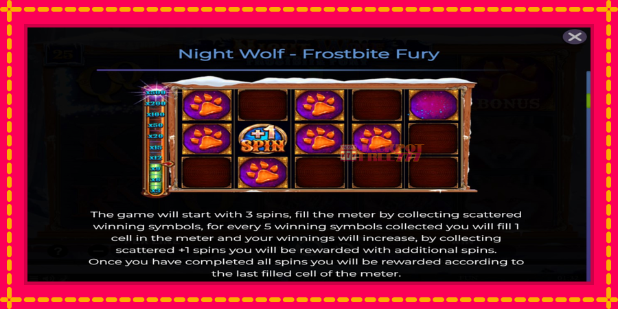 Night Wolf - Frostbite Fury автомат со уникатна механика, слика 5