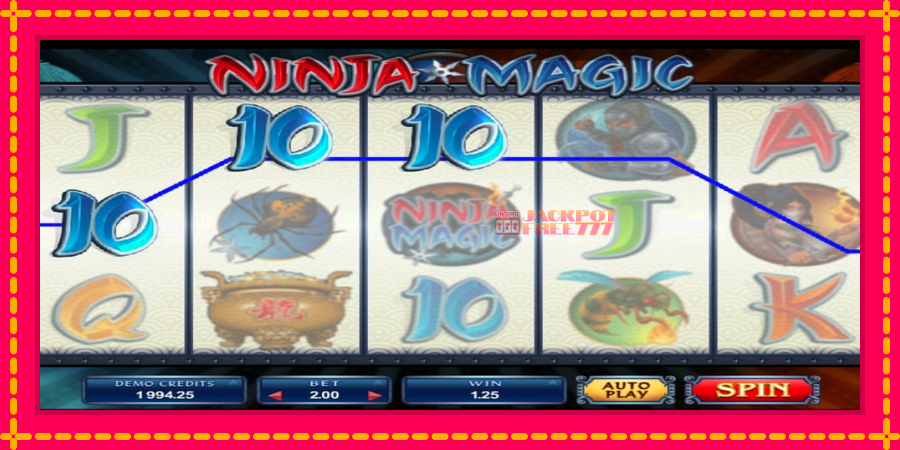 Ninja Magic автомат со уникатна механика, слика 4