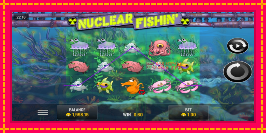 Nuclear Fishin’ автомат со уникатна механика, слика 2