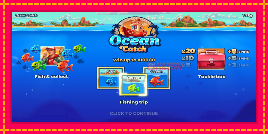 Ocean Catch автомат со уникатна механика, слика 1