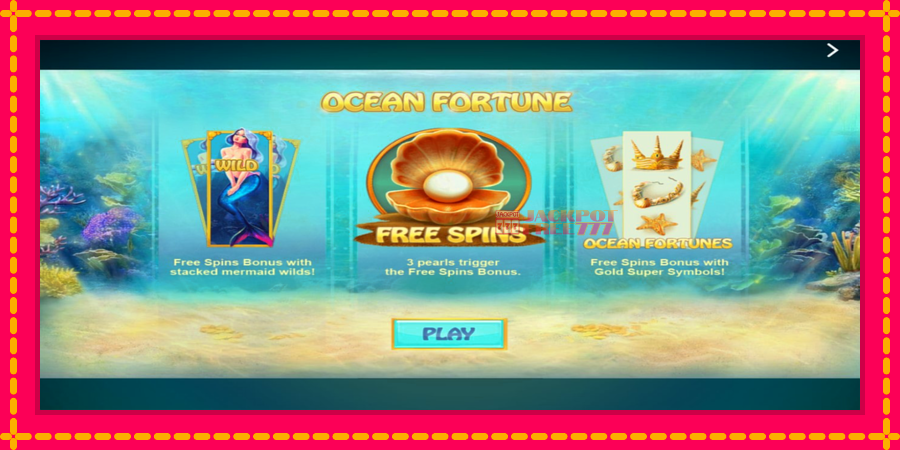 Ocean Fortune автомат со уникатна механика, слика 1