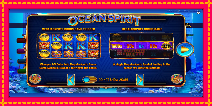 Ocean Spirit MegaJackpots автомат со уникатна механика, слика 2