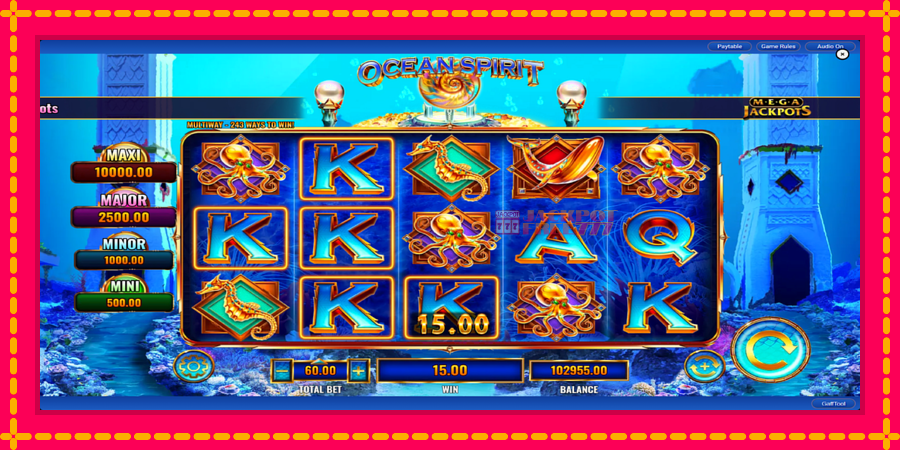 Ocean Spirit MegaJackpots автомат со уникатна механика, слика 6