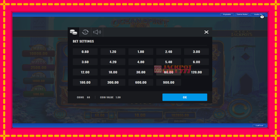 Ocean Spirit MegaJackpots автомат со уникатна механика, слика 7