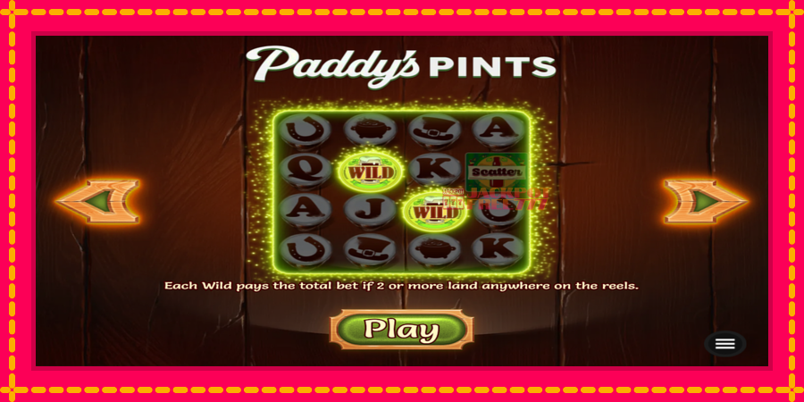 Paddys Pints автомат со уникатна механика, слика 1