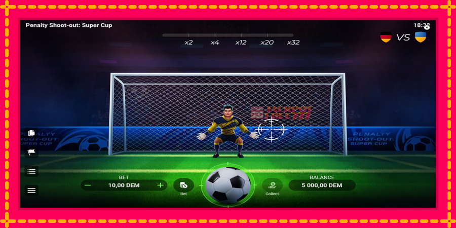 Penalty Shoot-Out: Super Cup автомат со уникатна механика, слика 2