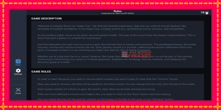 Penalty Shoot-Out: Super Cup автомат со уникатна механика, слика 5