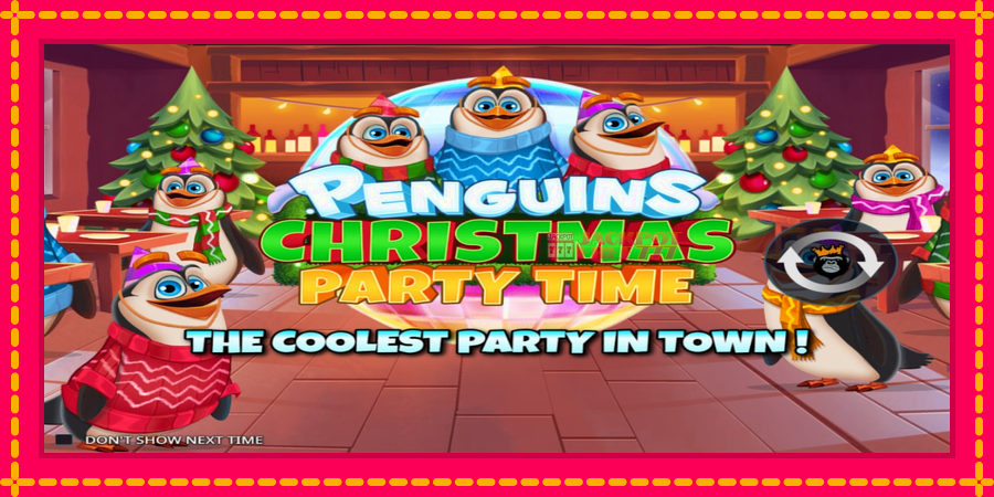 Penguins Christmas Party Time автомат со уникатна механика, слика 1