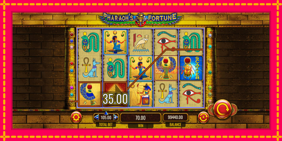 Pharaohs Fortune автомат со уникатна механика, слика 3