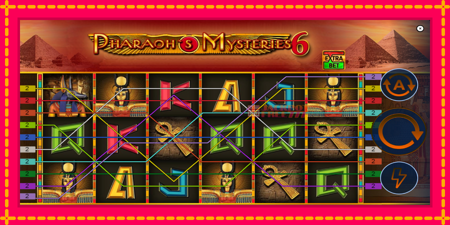 Pharaons Mysteries 6 автомат со уникатна механика, слика 2