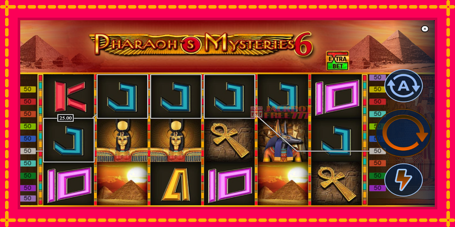 Pharaons Mysteries 6 автомат со уникатна механика, слика 4