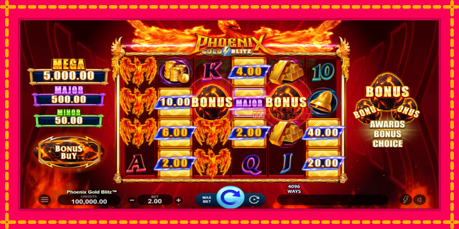 Phoenix Gold Blitz автомат со уникатна механика, слика 2