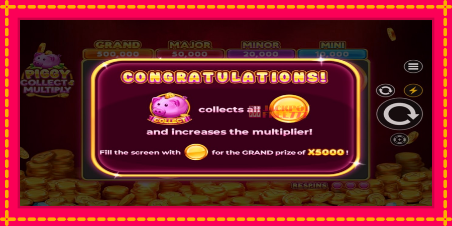 Piggy Collect & Multiply автомат со уникатна механика, слика 3