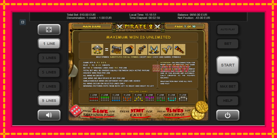 Pirate 2 автомат со уникатна механика, слика 4