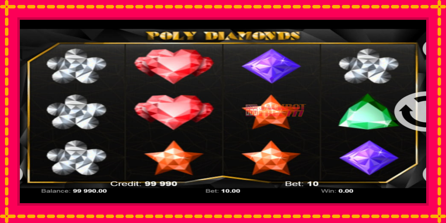 Poly Diamonds автомат со уникатна механика, слика 1