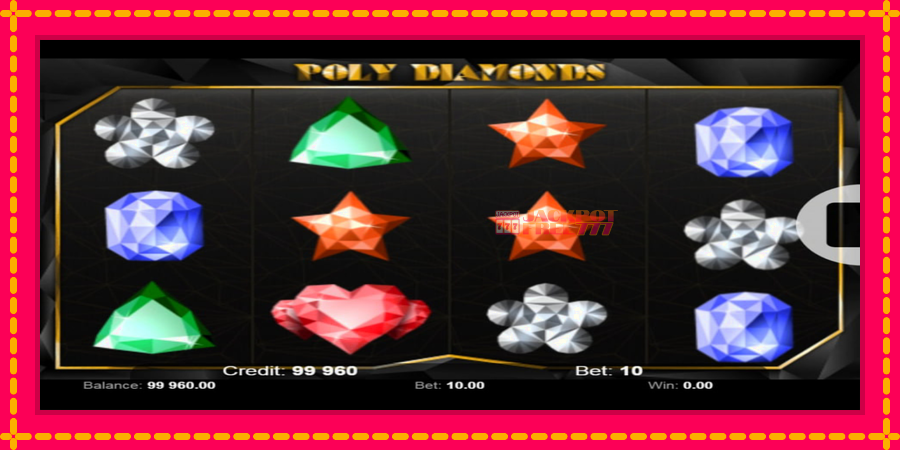 Poly Diamonds автомат со уникатна механика, слика 2