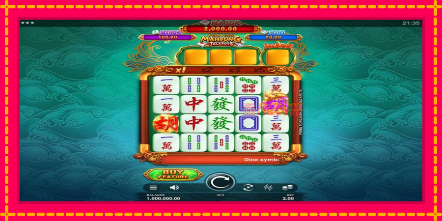 Pong Pong Mahjong Jackpots автомат со уникатна механика, слика 1