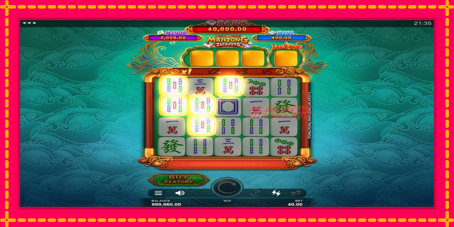 Pong Pong Mahjong Jackpots автомат со уникатна механика, слика 2