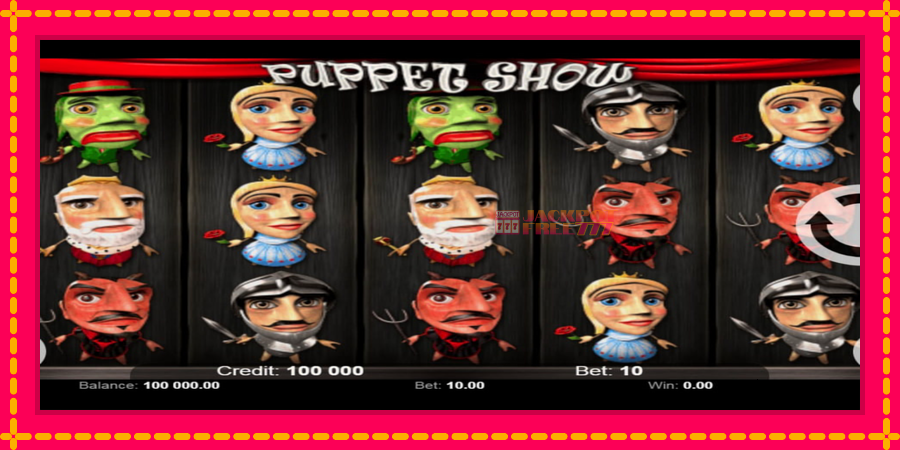 Puppet Show автомат со уникатна механика, слика 1