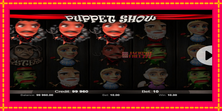 Puppet Show автомат со уникатна механика, слика 3