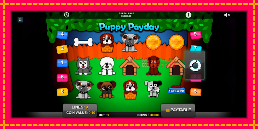 Puppy Payday автомат со уникатна механика, слика 1