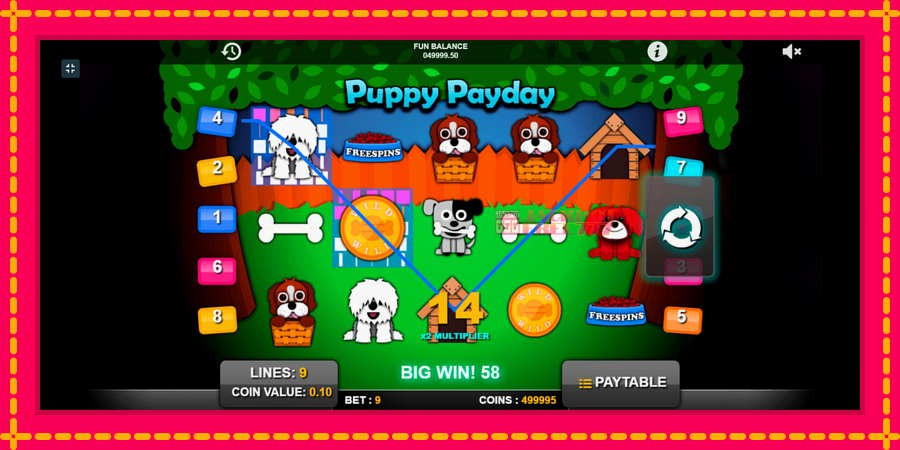 Puppy Payday автомат со уникатна механика, слика 2