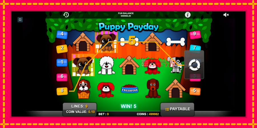 Puppy Payday автомат со уникатна механика, слика 3