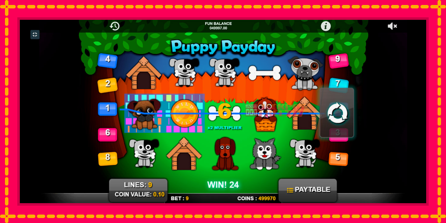 Puppy Payday автомат со уникатна механика, слика 4