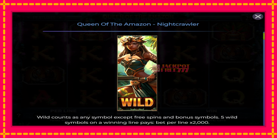 Queen of the Amazon - Nightcrawler автомат со уникатна механика, слика 4