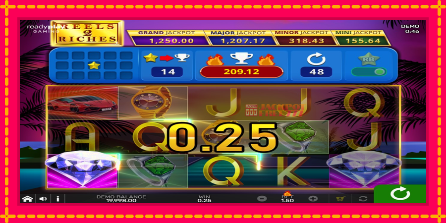 Reels 2 Riches with Reel Bingo автомат со уникатна механика, слика 2