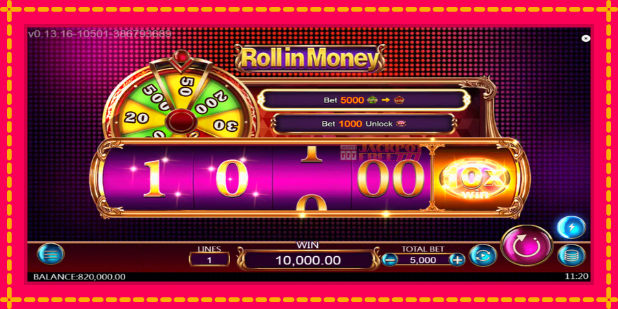 Roll in Money автомат со уникатна механика, слика 4