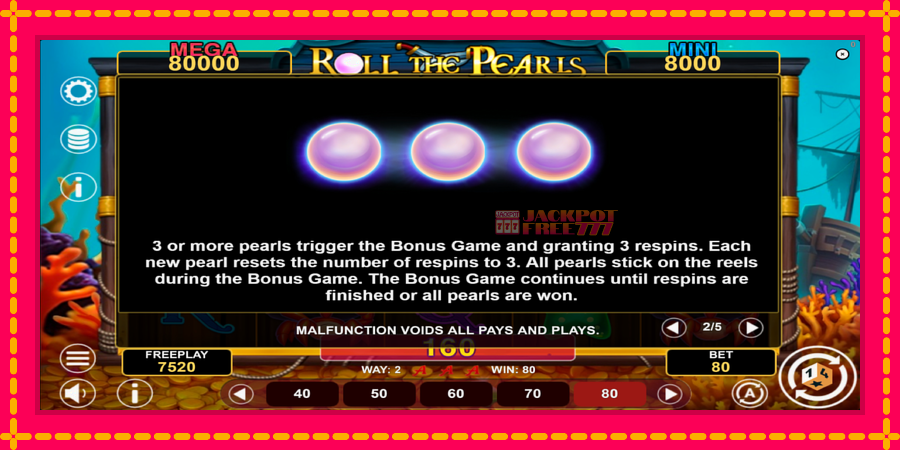 Roll The Pearls Hold & Win автомат со уникатна механика, слика 6